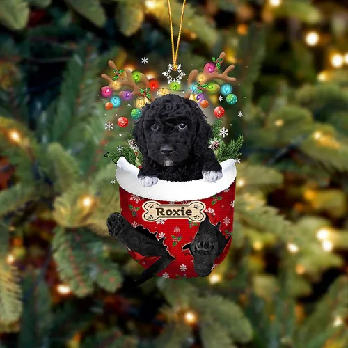 Vista 49 de LOVELYPOD Adorno Personalizado de Perro Affenpinscher, Adornos de Navidad Affenpinscher Regalo para Amante de Perros, Adorno de Navidad Colgante