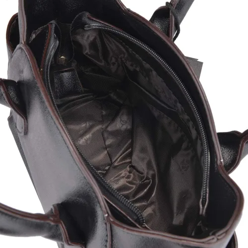 Vista 3 de QZUnique - Bolso cruzada de hombro con asa superior para mujer, diseño de gato