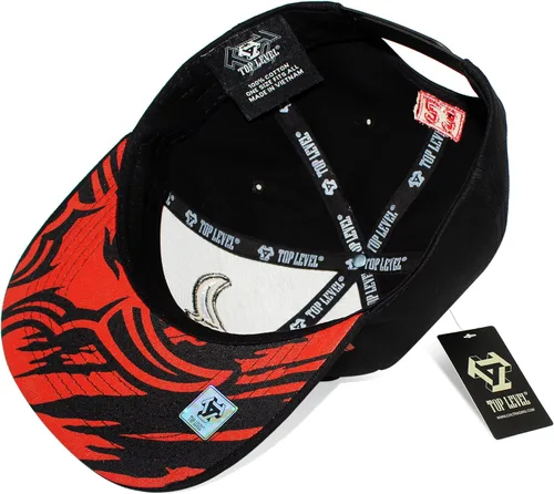 Vista 6 de Top Level - Gorra ajustable de algodón para hombre varios diseños únicos de sombreros disponibles