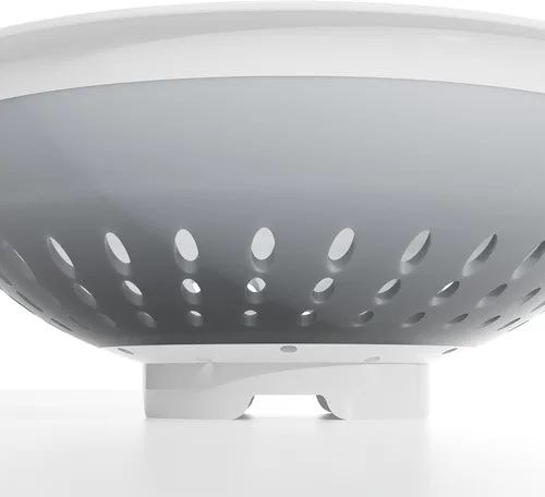 Vista 3 de Colador plegable prémium de 5 cuartos de galón con asas reforzadas