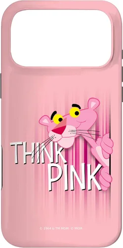 Vista 22 de Pink Panther Think Pink - Carcasa para iPhone 17
