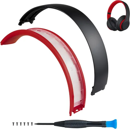 Vista 7 de SOPROM Funda de reemplazo de diadema de goma para auriculares Beats Studio 2 y Studio 3 con cable y inalámbricos, accesorios de reparación