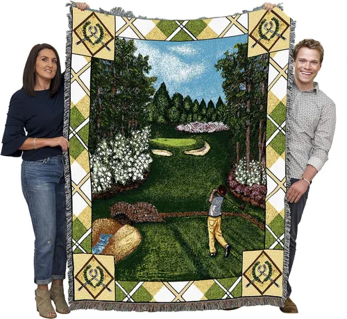 Vista 16 de Pure Country Weavers Anita Phillips - Manta tranquila para amantes del golf – Tapiz de regalo para fanáticos de los deportes, entrenadora, manta
