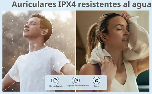 Vista 3 de Audífonos inalámbricos para dormir, cómodos auriculares invisibles para dormir de lado, cancelación de ruido, IPX4, impermeables, Bluetooth 5.3