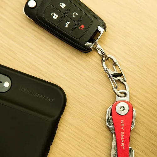 Vista 3 de KeySmart Key Carabiners - Quick Release Dual and Mini Carabiners, Stay Organized w/Carabiner Keychains, Never Lose Your Keys