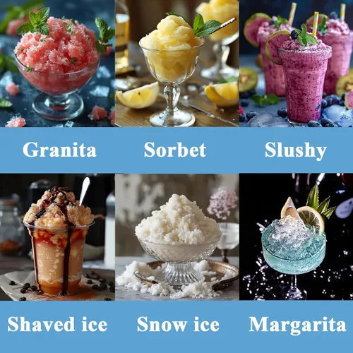 Vista 2 de Accesorio de hielo afeitado para batidora de pie de ayuda de cocina, máquina de cono de nieve, máquina de hielo afeitado, máquina de hielo de nieve