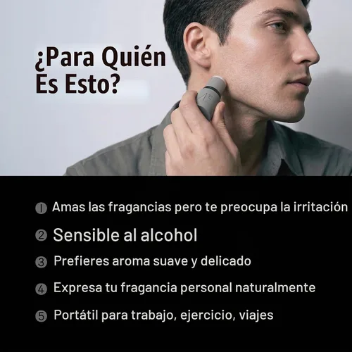 Vista 7 de Mdoc Eau De Parfum Stick para hombre, colonia sólida, almizcle floral ámbar