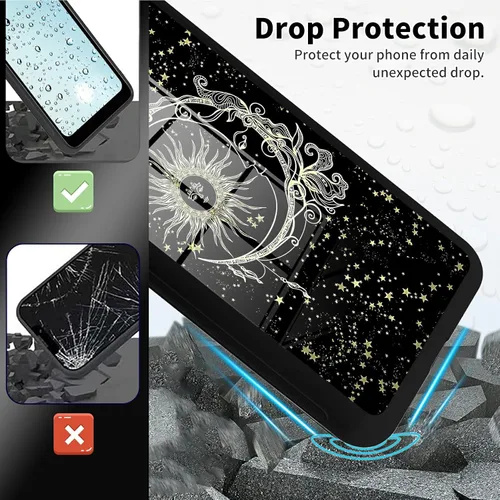 Vista 343 de Funda para Motorola Moto G Stylus 5G 2021 de vidrio templado, funda negra con diseño de mujer negra africana para mujeres y hombres, antiarañazos, a