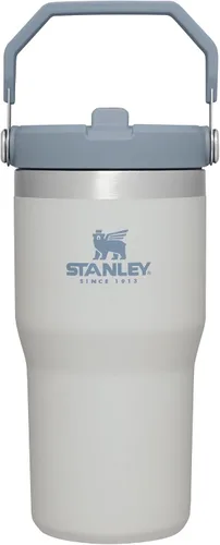 Vista 86 de STANLEY IceFlow 2.0 - Vaso con pajilla abatible con asa, 30 onzas, tapa giratoria y popote abatible, botella de agua a prueba de fugas, acero Tiza