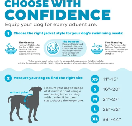 Vista 2 de Outward Hound - Chaleco salvavidas de neopreno para perros