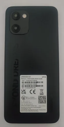 Vista 8 de UMIDIGI Teléfono celular G1 Dual Sim 4G LTE Global Desbloqueado Teléfono, Unisoc T610 hasta 1.8GHz, 3+32GB 256G Expandible, 6.52" HD+, 5150mAh