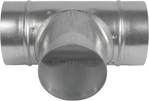 Vista 9 de Vent Systems Conector de conducto en forma de T de 4 pulgadas, adaptador de manguera de 3 vías/divisor para manguera, conector de tubería redonda