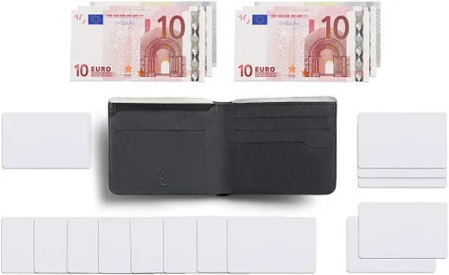 Vista 6 de Bellroy Hide & Seek Premium Edition (billetera delgada de cuero), Negro -, Classic