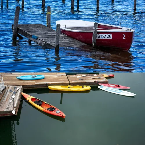 Vista 6 de Línea de muelle elástico para barco, cuerda de amarre, línea de anclaje marino, suministros de barco accesorio para embarcaciones de pontón, Seadoo