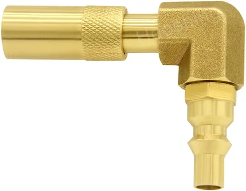 Vista 5 de Hooshing Adaptador de codo de conexión rápida RV de 1/4 de pulgada, ajuste de conversión de baja presión para Blackstone de 17 pulgadas y 22