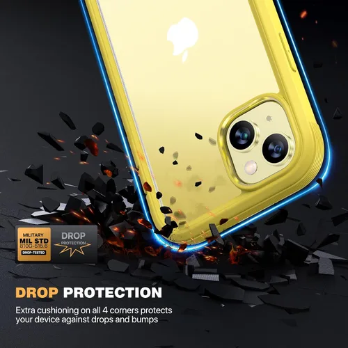 Vista 521 de DIACLARA - Funda transparente compatible con iPhone XR 6.1 pulgadas 2018