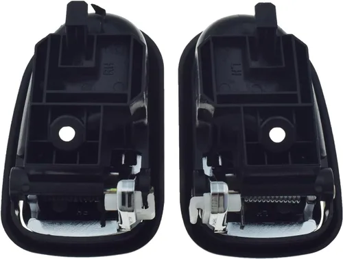 Vista 3 de Par de manijas de puerta interiores izquierda y derecha cromadas para Mazda Protege 626 Ford Activa Liata Tierra