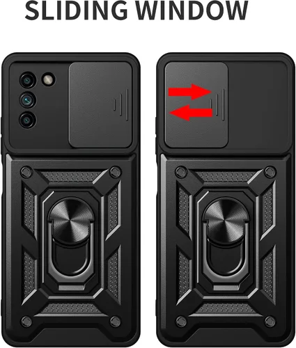 Vista 9 de Funda para Nokia G400 5G con [2 unidades] Protector de pantalla de vidrio templado, para Nokia G400 [Grado militar] Armadura protectora, con lente