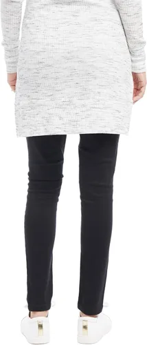 Vista 3 de Motherhood Maternity Women's Maternity Indigo Blue 5 Pocket Super Soft Secret Fit Belly Skinny Pant