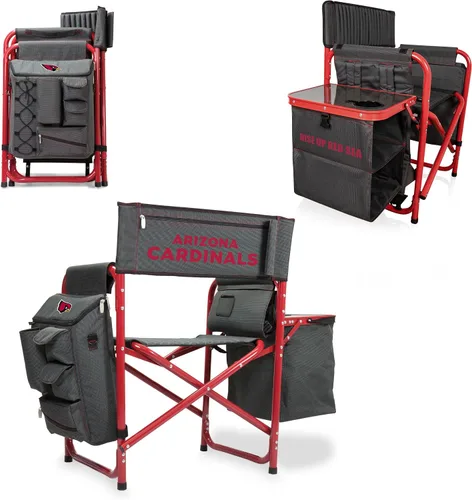 Vista 25 de PICNIC TIME NFL NFL Fusion - Silla de campamento unisex para adultos, con mesa auxiliar y enfriador suave, silla de playa para adultos, silla