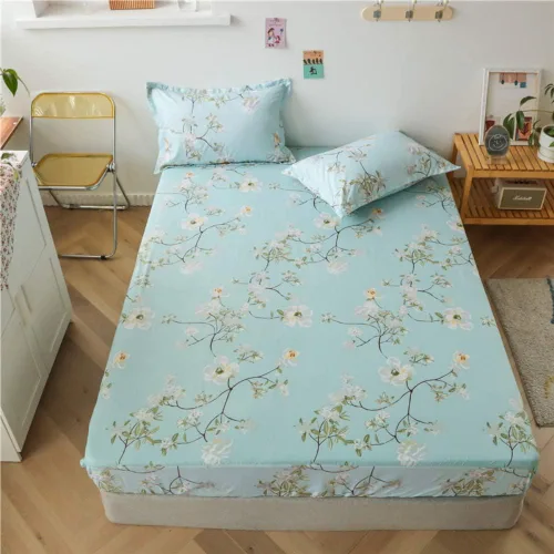 Vista 20 de Juego de sábanas bajeras con estampado de mármol, tamaño individual, elegante, de lujo, color negro, para niños, adolescentes, adultos, decoración