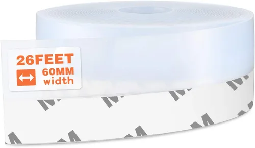 Vista 30 de MIKOSI cinta de sellado de silicona de 26 pies, cinta adhesiva para puertas, ventanas, huecos de duchas