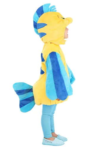 Vista 9 de Disfraz de Peluche de Flounder de Disney para Niños Pequeños Multicolor