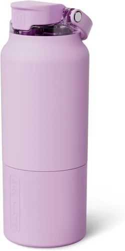 Vista 52 de BrüMate Rise - Botella de agua de 25 onzas con pajita de silicona cubierta 100 % a prueba de fugas, botella de agua de acero inoxidable aislada
