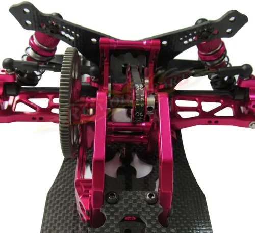 Vista 5 de 1/10 aleación y chasis de carbono Sakura D4 RWD Drift Kit de carrocería de coche #KIT-D4RWD