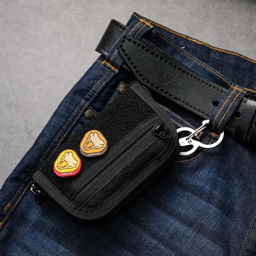 Vista 9 de VIPERADE VE21 Bolsa EDC pequeña organizadora de bolsillo con 9 compartimentos, bolsa de herramientas de bolsillo con panel de visualización de Negro