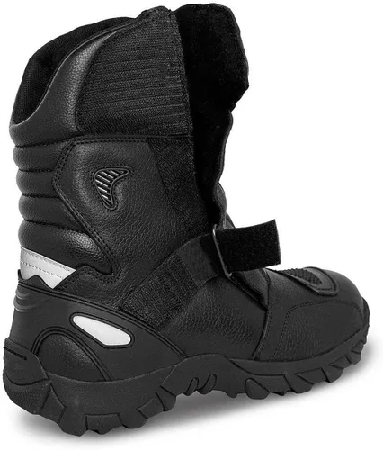 Vista 4 de WORKLAND 76222 Motorcycle Boots for Men - Work Boots For Men - Combat Tactical Mens Boots - Biker Boots for Touring, Sport - Full Leather