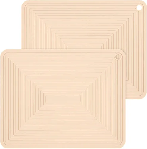 Vista 10 de Salvamanteles de silicona para platos calientes, ollas y sartenes, almohadillas calientes para cocina, soportes redondos de silicona para ollas