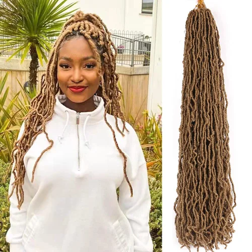 Vista 41 de Extensiones de cabello de ganchillo de 12 pulgadas de pelo sintético de ganchillo 1B, extensiones de cabello de ganchillo suaves
