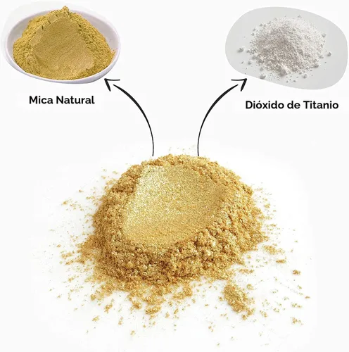 Vista 3 de Polvo de mica, pigmento de 30 colores, polvo de mica natural de grado cosmético brillante para resina epoxi/bombas de baño/vela/jabón, brillo