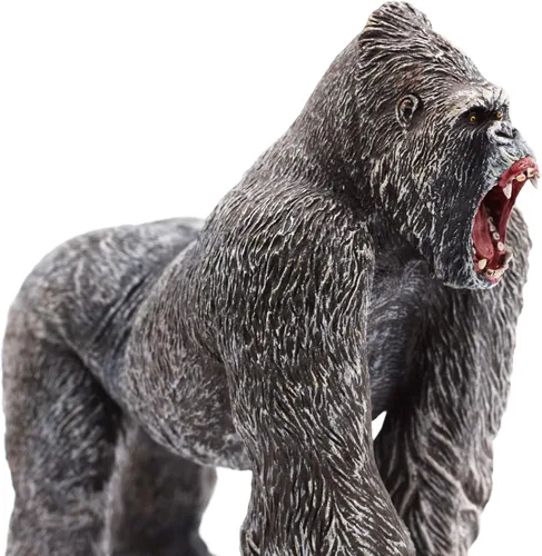 Vista 2 de Gorilla Toys Figura de acción Rampage Gorilla Fight Mode Ape - Figuras sólidas de animales salvajes para juegos de rol, juguete para contar historias