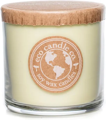 Vista 98 de ECO CANDLE CO. Vela reciclada, té negro y miel, 6 oz. - Aromas de té picante, nuez moscada, miel y naranja - 100% cera de soja, sin plomo, etiqueta