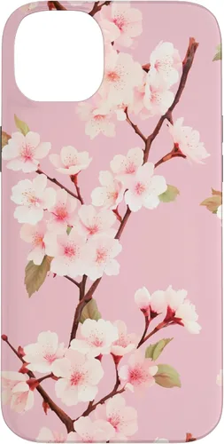 Vista 15 de Japanese Cherry Blossom Floral Flower Pattern Pastel Pink Case for iPhone 17