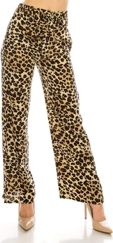 Vista 13 de Pantalones Palazzo para mujer, pantalones culottes sólidos y a rayas