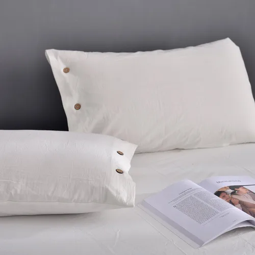 Vista 6 de Fundas de 3 piezas de edredón en algodón para cama King