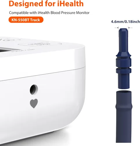 Vista 3 de iHealth Brazalete de presión arterial de repuesto extra grande para adultos (16.5-18.9 pulgadas, 16.5-18.9 in), compatible con monitor de presión