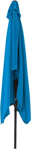 Vista 8 de Rectangular Patio Umbrella - 10ft Easy Crank Sun Shade with Push Button Tilt for Outdoor Furniture, Deck, Yard, or Pool by Pure Garden