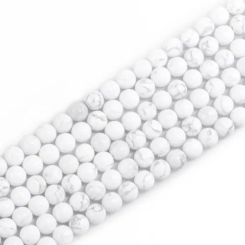 Vista 13 de Cuentas de gemas naturales redondas sueltas para fabricación de joyas DIY, energía de cristal, curación. 1 filamento de 38 cm (Amazonita, 4 mm