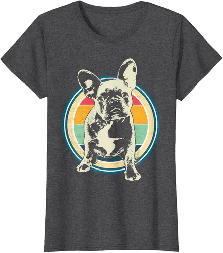 Vista 3 de Camiseta de raza de perro francesa Bulldog Frenchie, Negro, S