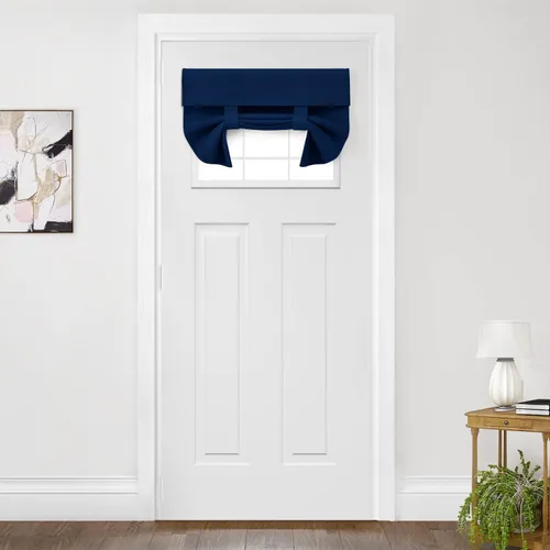 Vista 37 de HOMEIDEAS Cortinas Opacas para Aula para Puerta Principal, Cubierta de Ventana de Puerta de Aula, Persianas de Privacidad con Aislamiento Térmico
