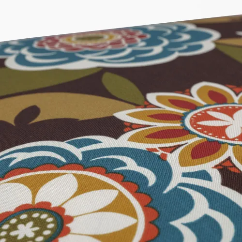 Vista 4 de Pillow Perfect - Almohada perfecta para exterior / interior, cojín Annie color chocolate. Marrón/Naranja Annie