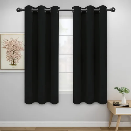 Vista 207 de Easy-Going - Cortinas opacas para dormitorio, aislamiento térmico sólido con ojales, cortinas de ventana para reducción de ruido, cortinas
