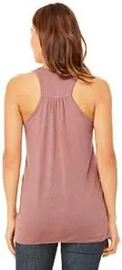 Vista 2 de Bella Canvas - Camiseta sin mangas ligera con espalda cruzada para mujer