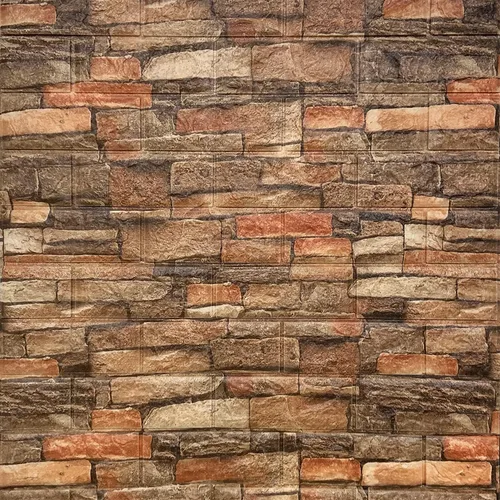 Vista 7 de Yutianli Paneles de pared autoadhesivos 3D de 7 mm de grosor anticolisión, 10 unidades, 57 pies cuadrados, panel de pared de espuma antigua, paneles