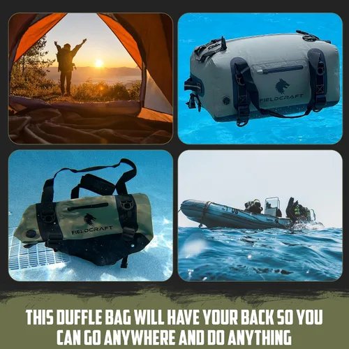 Vista 7 de Bolsa de lona impermeable SEA WOLF, Negro -, Bolsa de lona impermeable