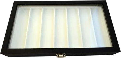 Vista 4 de Caja de almacenamiento de cuero organizador para correas y accesorios de Apple Watch